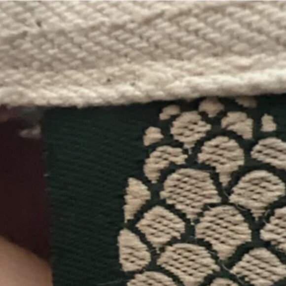 Cream and Red Lightweight Shirt Jacket - Picture 12 of 13